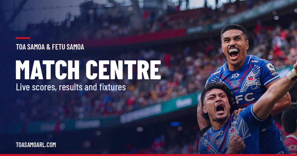 Match Centre | Toa Samoa & Fetu Samoa Scores, Fixtures