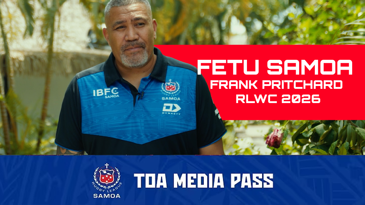 Frank Pritchard Emotional on Fetu Samoa's World Cup Squad | RLWC 2026 Press Conference